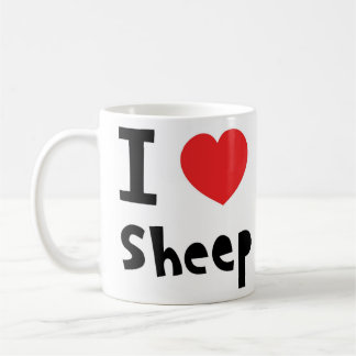 Ik hou van schapen koffiemok