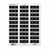 Ik hou van schedels etiket (Full Sheet)