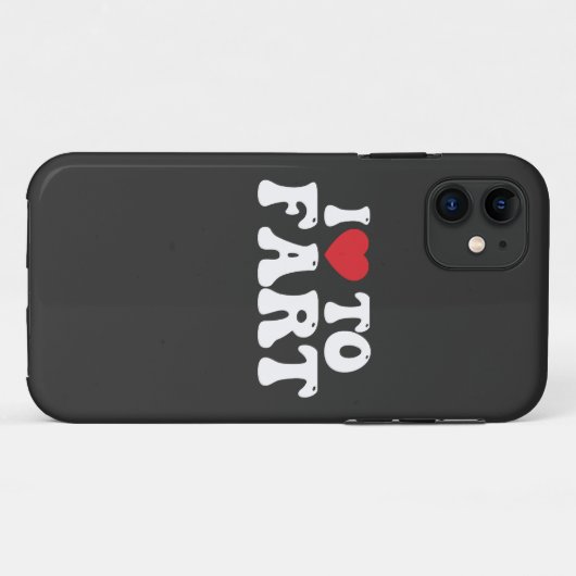 Ik hou van scheten Groovy Case-Mate iPhone Case (Achterkant (horizontaal))