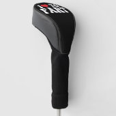 Ik hou van scheten Groovy Golfheadcover (Schuin)