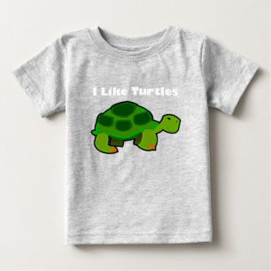 Ik hou van schildpadden - Baby Fine Jersey T-Shirt