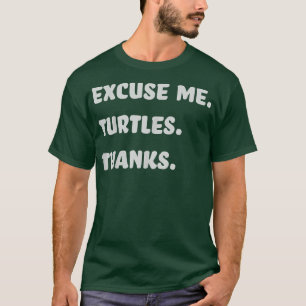 Ik hou van schildpadden en Bedankt die ik leuk vin T-shirt