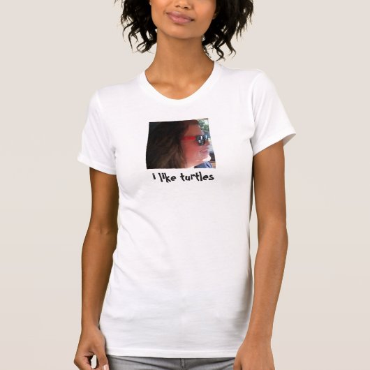 Ik hou van schildpadden t-shirt (Voorkant)