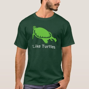 Ik hou van schildpadden t-shirt