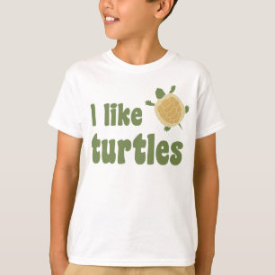 Ik hou van schildpadden t-shirt