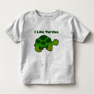 Ik hou van schildpadden - Toddler Fine Jersey T-Sh Kinder Shirts