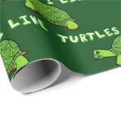 Ik hou van schildpadschildpad cadeaupapier (Rol Hoek)