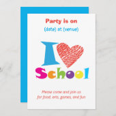 Ik hou van school. Afstudeeranimatie terug naar sc Kaart (Voorkant / Achterkant)