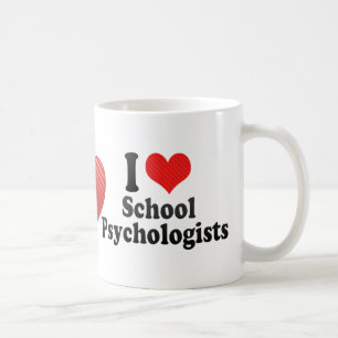 Ik hou van schoolpsychologen koffiemok