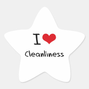 Ik hou van schoonheid ster sticker
