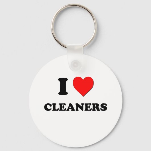 Ik hou van Schoonmakers Sleutelhanger (Voorkant)