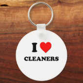 Ik hou van Schoonmakers Sleutelhanger (Voorkant)