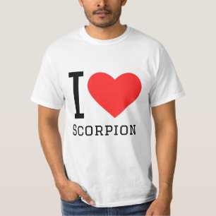 Ik hou van schorpioen t-shirt