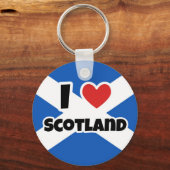 Ik hou van Schotland Sleutelhanger (Voorkant)