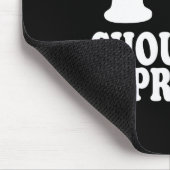 Ik hou van schouderpers 1 muismat (Hoek)