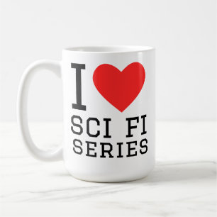 Ik hou van sci-fi-series koffiemok