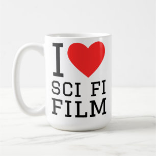 Ik hou van sciencefictionfilm koffiemok