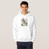 Ik hou van scooters! Hoodie (Voorkant volledig)