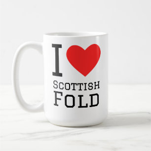 Ik hou van Scottish fold Koffiemok