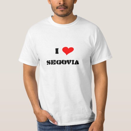 Ik hou van Segovia T-shirt (Voorkant)