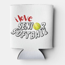 Ik hou van senior softbal kan koeler