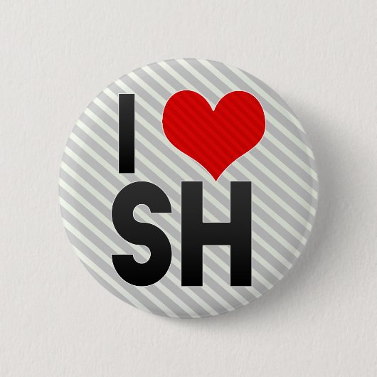 Ik hou van SH Ronde Button 5,7 Cm (Voorkant)