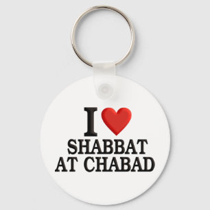 Ik hou van Shabbat in Chabad Sleutelhanger