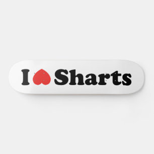 Ik hou van Sharts Skateboard