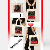 Ik hou van Shepadoodles Tote Bag