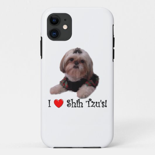 Ik hou van Shih Tzu Case-Mate iPhone Case (Achterkant)