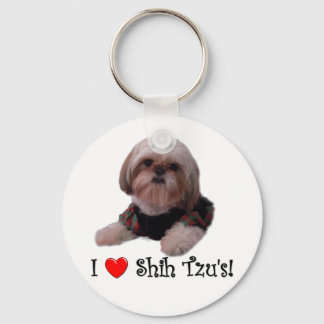 Ik hou van Shih Tzu Sleutelhanger