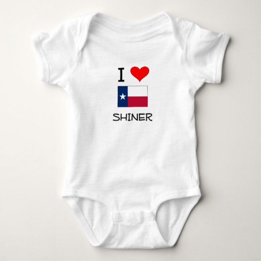 Ik hou van Shiner Texas Romper (Voorkant)