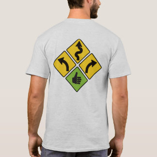 Ik hou van shirt voor motorfietsen met bochten
