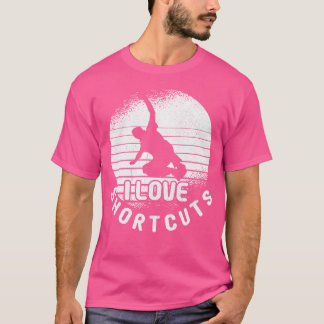 Ik hou van Shortcuts Parkour Jumper Freestyle Park T-shirt
