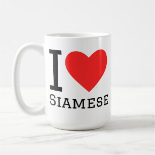 Ik hou van Siamese Koffiemok