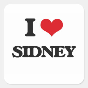 Ik hou van Sidney Vierkante Sticker
