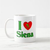 Ik hou van Siena Italië Koffiemok (Links)