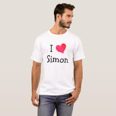 Ik hou van Simon T-shirt (Voorkant volledig)