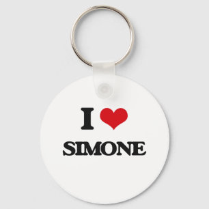 Ik hou van Simone Sleutelhanger
