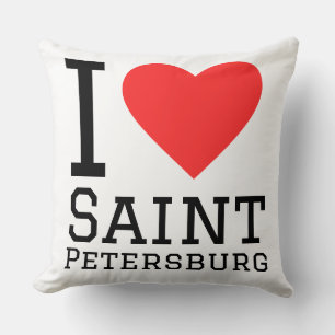 Ik hou van Sint-Petersburg Kussen