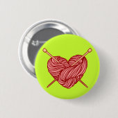 Ik hou van Sitting Ronde Button 5,7 Cm (Voorkant /achterkant)