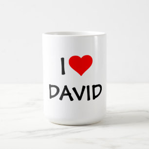 "IK HOU VAN _____" SJABLOON--VOEG JE EIGEN NAAM TO KOFFIEMOK
