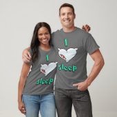 Ik hou van slapen t-shirt (Unisex)