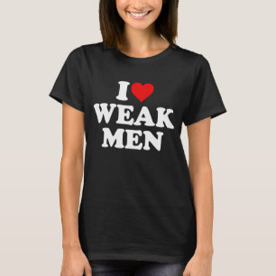 Ik hou van slappe Mannen T-shirt