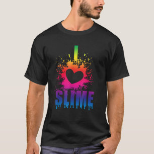 Ik hou van slijm meisjes slijm maken verjaardag Sc T-shirt