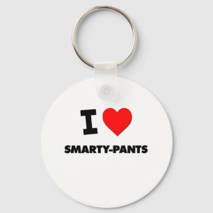 Ik hou van Smarty-Pants Sleutelhanger