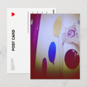 Ik hou van Snailmail - Ballonnen Briefkaart (Voorkant / Achterkant)