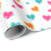 Ik hou van sneeuwkerst cadeaupapier (Rol Hoek)