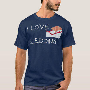 Ik hou van sneeuwsnuiven t-shirt