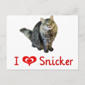 Ik hou van Snicker Briefkaarten (Voorkant)